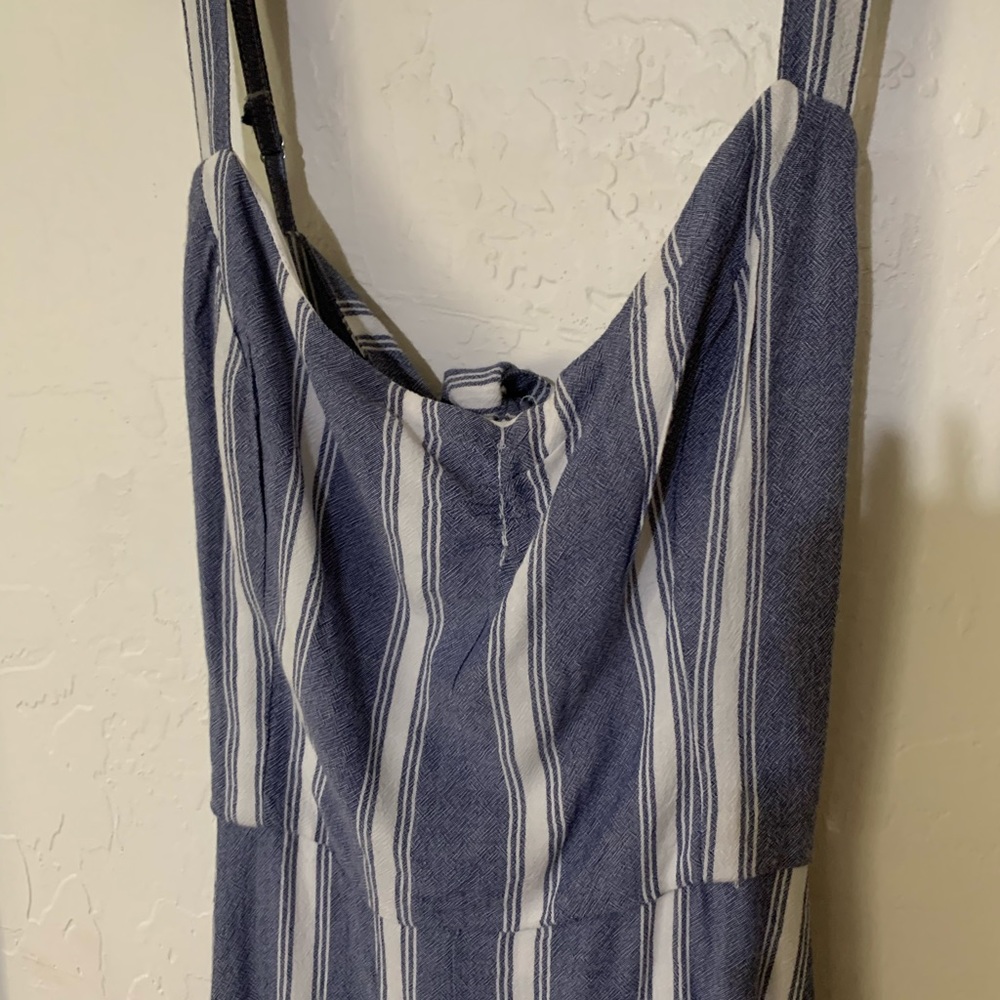 Dip Blue denim & white Dress